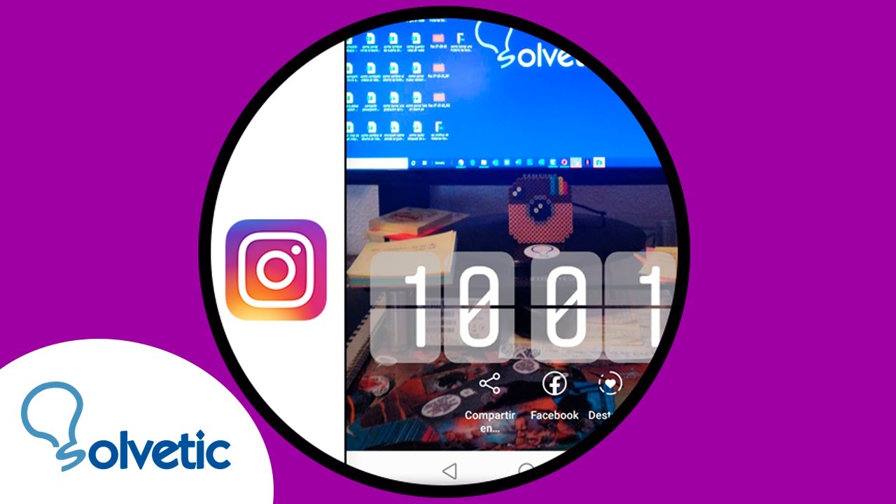 ⏰ Cómo PONER la HORA en una HISTORIA de INSTAGRAM YouTube