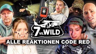 CODE RED! 7 vs. Wild - ALL participants' reactions to HUGO'S rescue! | Episode 9