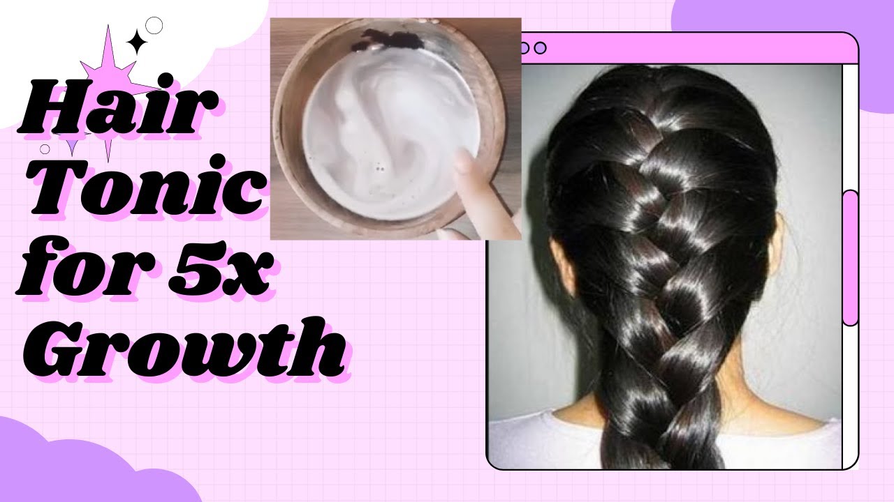 Homemade hair tonic Grow Hair faster Tonic For Strong Hair ये