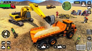 Real JCB Excavator Game 3D Construction : Tunnel Railway JCB Games 3D