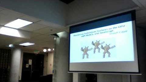 WebGL Developers Meetup - No Limits: Subdivision Surfaces and WebGL