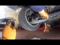 How to change the rear springs Renault Megane  / Как поменять задние пружины Renault Megane