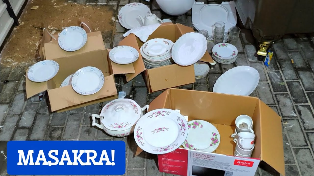 SZOK Co ludzie wyrzucają do śmieci! Porcelanowe skarby za setki złotych! Śmietnikowy Raj Odc.262