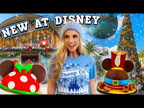 New at Disney! Christmas Must-Do’s: NEW Food, SNOW, Tree Stroll, Santa |Disney World |Disney Springs