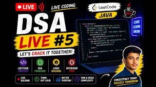 🔴 DSA Live #5 | LeetCode Problem Solving | Codeforces grind in Java