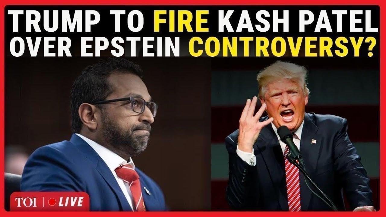 FBI Removes Trump's Name From Epstein Files? Kash Patel Faces Fire