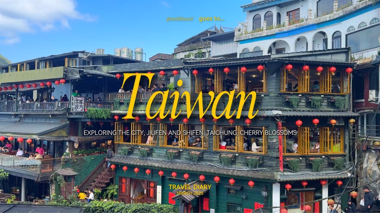 TAIWAN 2026: 5days itinerary, northcoast tour, taichung tour, seeing cherry blossoms | travel guide