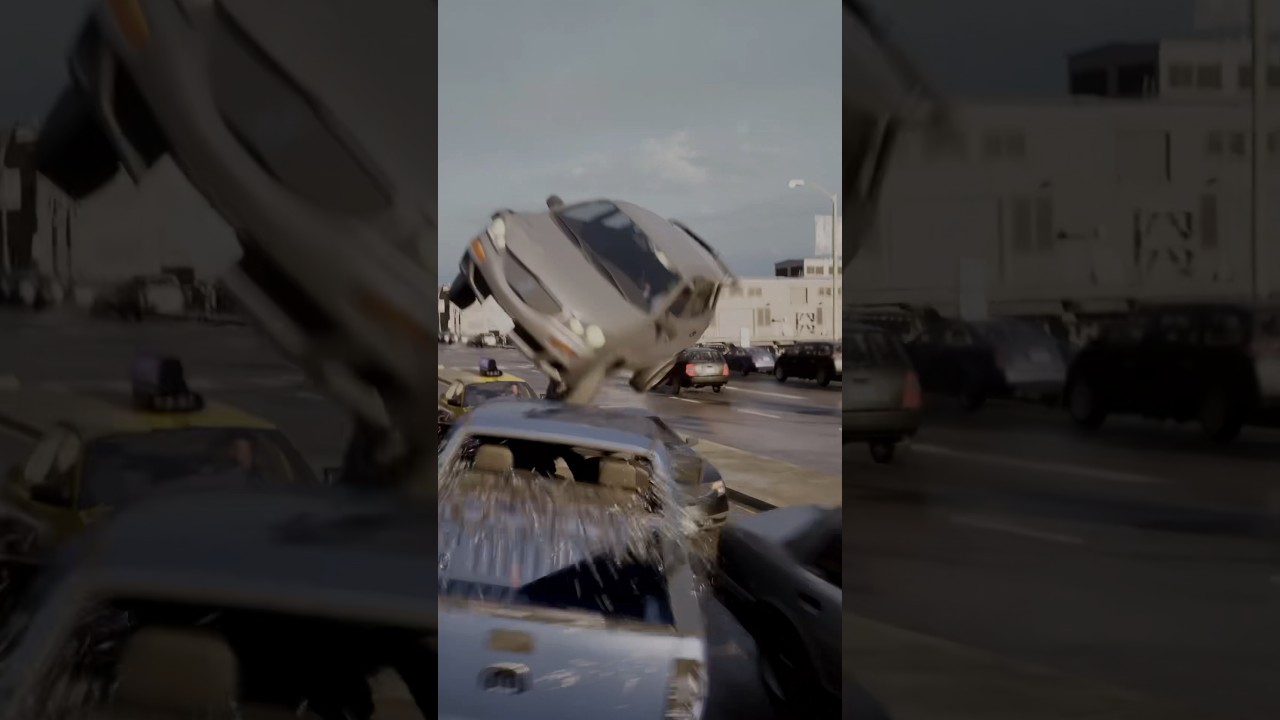 Car crash test. Pickup vs Van. The Matrix Awakens PS5 Unreal Engine 5
