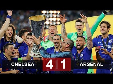 Chelsea vs Arsenal 4-1 / Highlights & Goals - Europa League (29/5/2019)