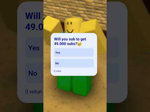 will you sub to get 49.000 subs?😢