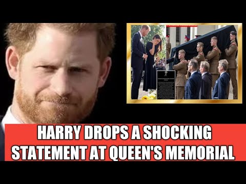 Prince Harry DROPS Shocking BOMB Statement at The Queen's Memorial