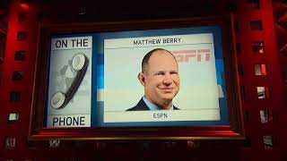 ESPN Fantasy Sports Analyst Matthew Berry on Love & Hate Fantasy Football Players - 8/23/17