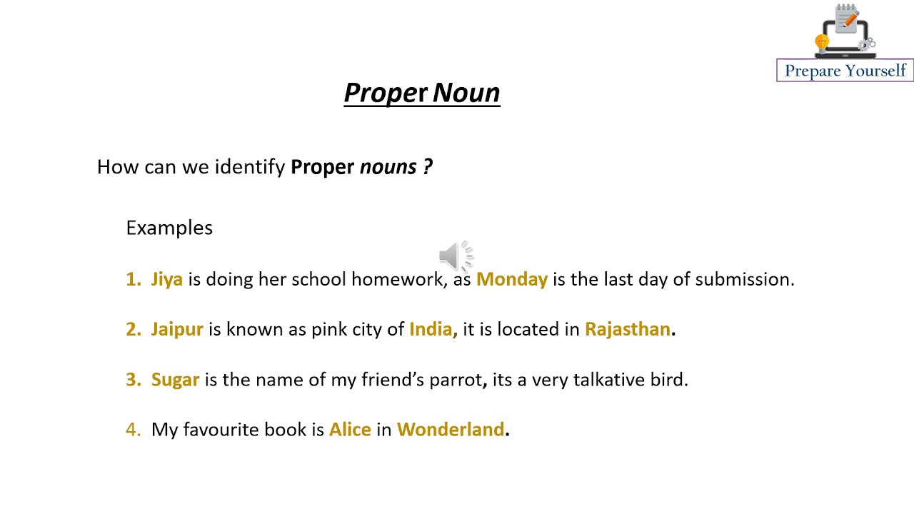 common and proper nouns - YouTube