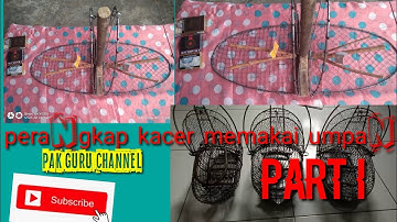 Cara mudah membuat trap/jebakan burung Kacer, murai batu, cendet/pentet dan burung kicau# part 1