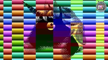 RainboWomit by Werynajs, Wiecz0r & Zibi - Atari 8 bit Demo (2018) | Demoscene