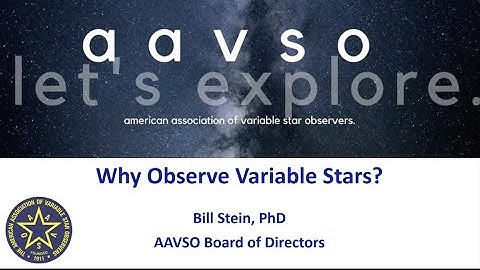 Variable Star Observing & th AAVSO