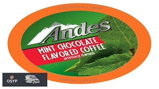 Andes Mints Chocolate Mint Flavored Coffee Pods Compatible with K Cup Brewing