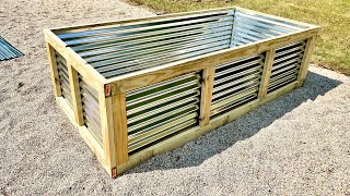 DIY Garden Build  Building Raised Garden Beds (Part 4) // Bog Life