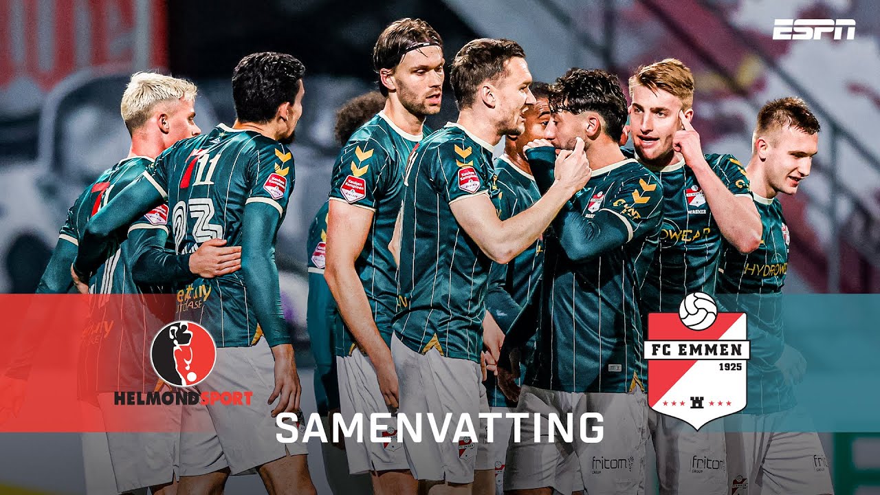😍 HEERLIJKE laatste treffer op DE BRAAK 🏟️🔚 | Samenvatting Helmond Sport - FC Emmen