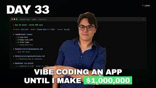 Day 33 – Vibe Code Marketing an App Until I Make $1M | ARR: $3,744