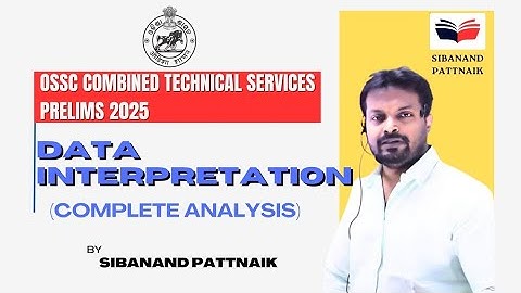 OSSC CTSRE PRELIMS 2025 | OSSC JE 2025 Prelim | Data Interpretation Answer Key | OSSC CTS | OSSC CGL