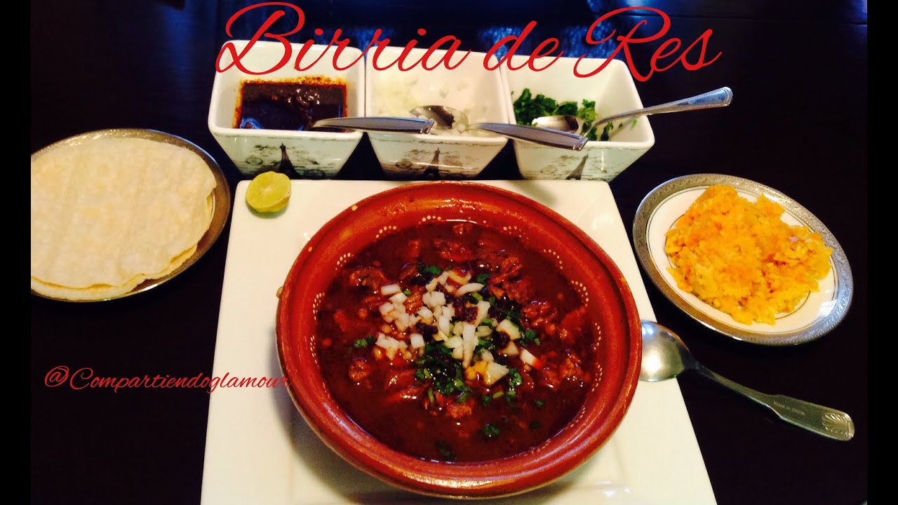 Birria estiló Jalisco Receta platillo mexicano YouTube