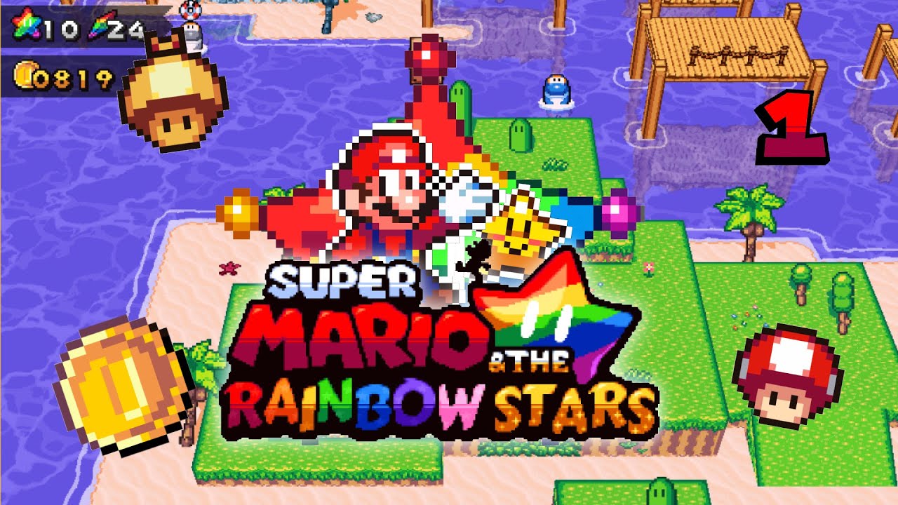 Super MARIO and the RAINBOW STARS, part 1, World 1