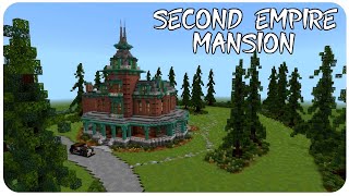 Minecraft Second Empire Mansion Tutorial (with interior) part 2/3