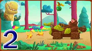 Dino Bash - Dinosaurs v Cavemen Tower Defense Wars: Gameplay Part #2