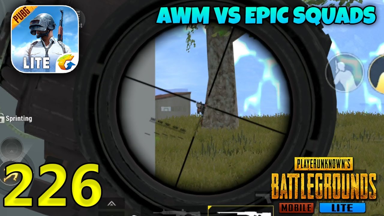AWM VS Epic Squads | PUBG Mobile Lite Solo Squad Gameplay - YouTube