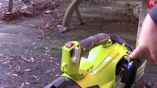Ryobi Hand Held Leaf Blower Review 160 MPH 520 CFM 25cc Gas Jet Fan