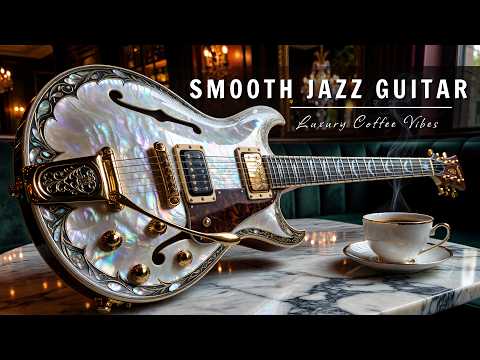Smooth Jazz Guitar Music - Luxury Cafe Vibes • Relaxing Guitar Music for Cafe, Study & Work