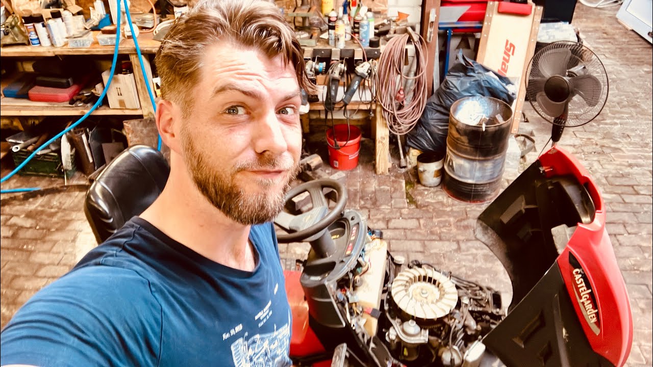 Wenn der Funke nicht überspringt - Der Castlegarden Rasentrecker zickt wieder rum! 😉