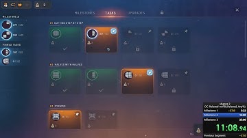 Speedrun shapez 2 | Operator Certification Relaxed Any%  NPB | 20:07.86 [WR]