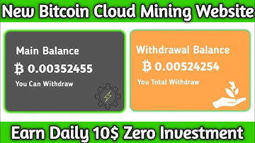 Earn Free $10 BTC Daily || New Free cloud Mining Website ||  New Free Bitcoin Mining Website 2023