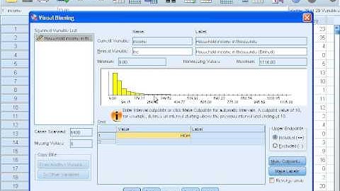 SPSS Tutorials: Creating a categorical variable