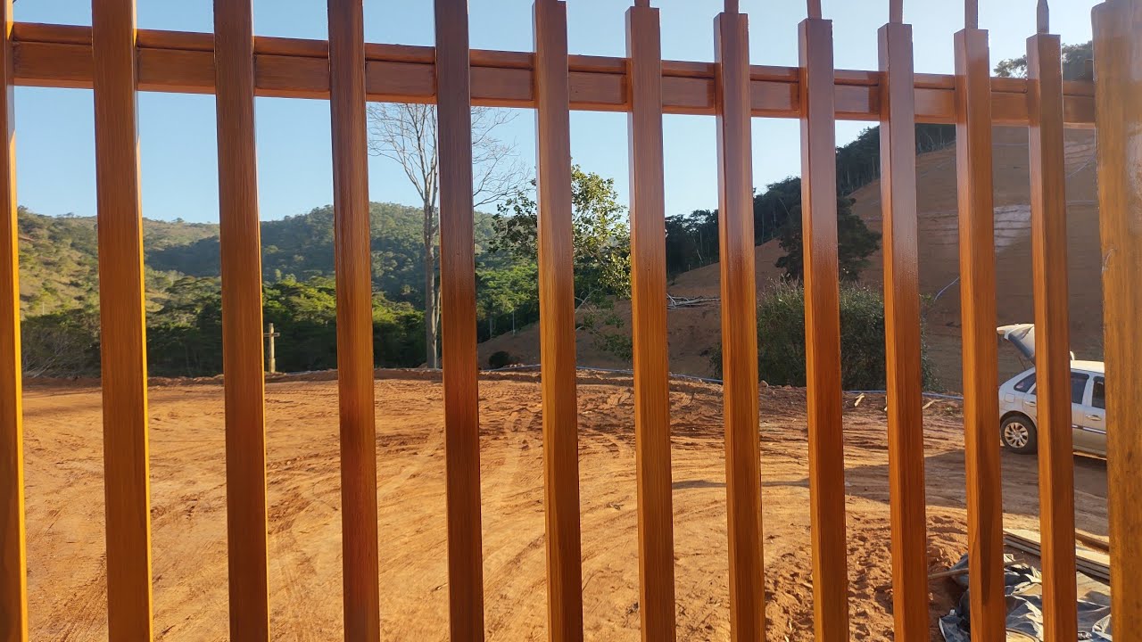 Efeito Madeira - Pintura Imitando Madeira em Portão de Ferro