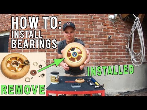 Burton Bikes Stunt Scooter wheel 608 bearing press installation tool