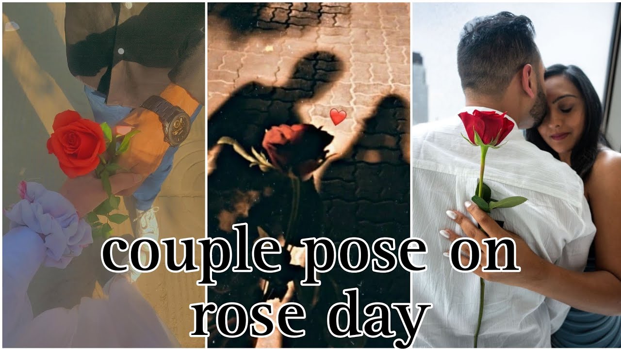 Couple Pose On Rose Day | Photoshoot On Rose Day