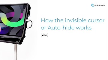 IRISBOND | Hiru | iPad Help | How the Invisible cursor or Auto-hide works