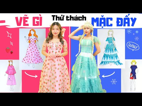 Video THỬ THÁCH VẼ GÌ MẶC ĐẤY P3 - GAME tưởng KHÔNG DỄ mà DỄ... - youtube