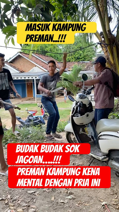 Preman kampung kena mental denga. Bapak ini #bangrenggochannel