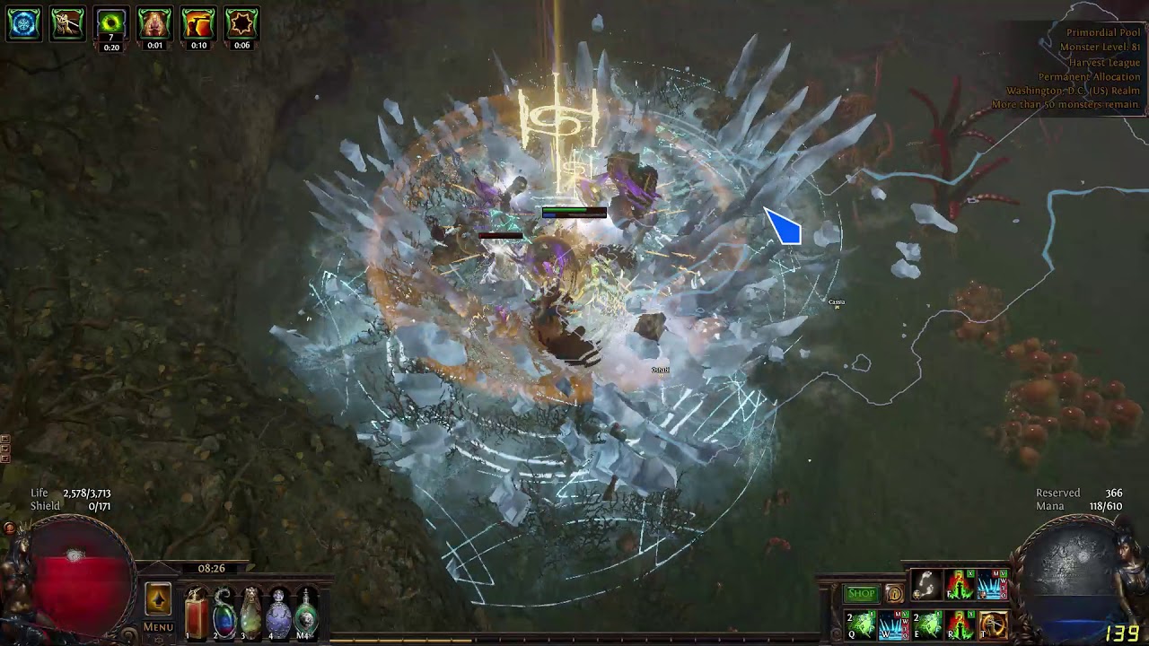 PoE 3.11 Ice Crash Destroyed Warlord! YouTube