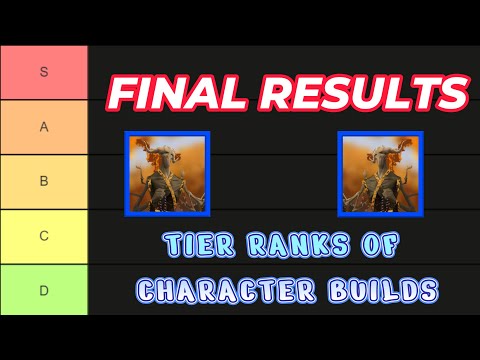Build Tier Ranks for D&D 5e: Final Results
