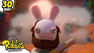 Los Rabbids están enfadados | Compilación 30 Min | Rabbids La Invasión| Dibujos animados para niños