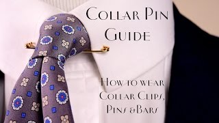 Collar Pin & Bar Guide - How to Wear & Buy Collar Bars & Clips