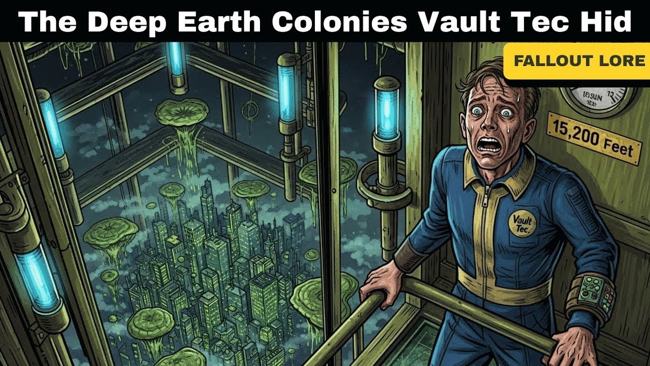 The Deep Earth Colonies Vault Tec Hid Below Vaults | Fallout Lore - YouTube