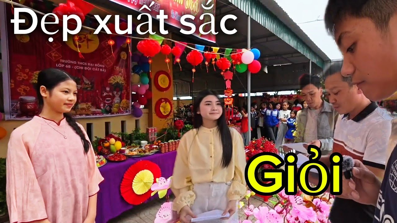 Thcs Đại đồng :XUÂN đẹp, xuân đua sắc