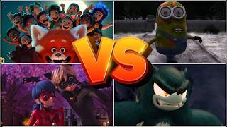 Turning Red, Minions.EXE, Ladybug & Cat Noir, Sonic Werehog | Tiles Hop screenshot 5