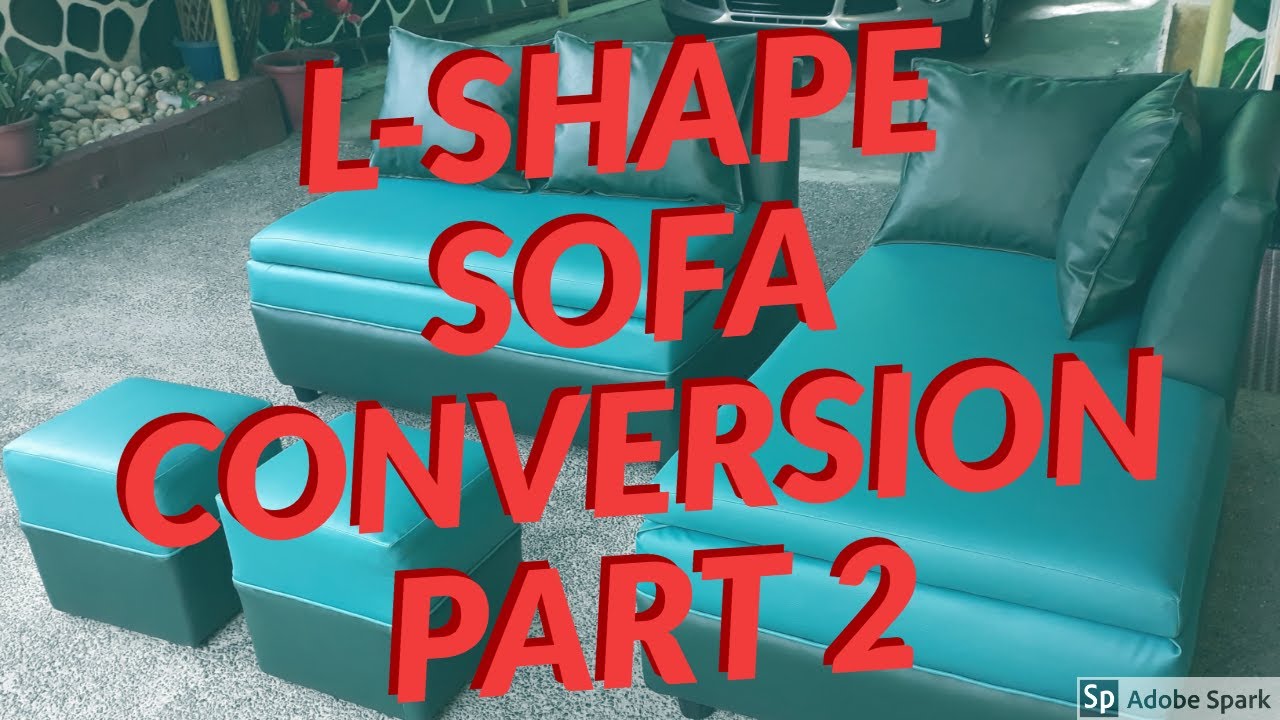 DIY UPHOLSTERY FOR BEGINNERS CONVERT AN LSHAPE SOFA TO A SOFA WITH